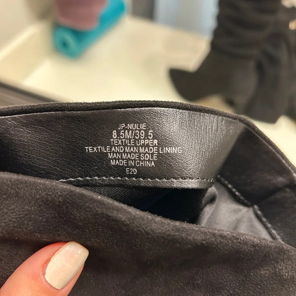 Jessica Simpson Nulie Black Knee-High Boots size 8.5 - Picture 9 of 12